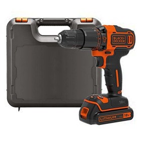 BLACK+DECKER BDCHD18K-QW Trapano/Avvitatore con Percussione, 18 W, 18 V, 1 Batteria