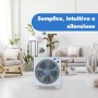 Ardes AR5B29 Ventilatore Box Floor 29, 3 Velocità di Rotazione, Timer, Griglia Rotante, Bianco, Pala 30 cm