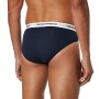 Emporio Armani Mens Knit 2 Pack Brie Slip, Multicolore (Bianco/Marine), M (Pacco da 2) Uomo