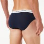Emporio Armani Mens Knit 2 Pack Brie Slip, Multicolore (Bianco/Marine), M (Pacco da 2) Uomo
