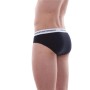Emporio Armani Mens Knit 2 Pack Brie Slip, Multicolore (Bianco/Marine), M (Pacco da 2) Uomo