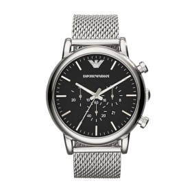 Emporio Armani Orologio Cronografo Quarzo Uomo con Cinturino in Mesh di Acciaio AR1808