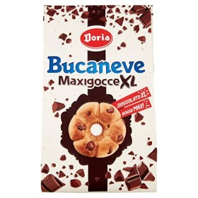 Doria Bucaneve Biscotti Frollini con Maxi Gocce di Cioccolato, 300g