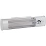 Vortice 70015 Riscaldamento a Parete con Cordino, infrarossi, 600/1200/1800 W, Thermologika Design Grigio Chiaro, 0