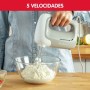 Moulinex HM450 PrepMix, Sbattitore Elettrico, Potenza di 450 W, 5 Velocità Regolabili e un Pulsante Turbo, 2 Lame in Acciaio In