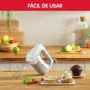Moulinex HM450 PrepMix, Sbattitore Elettrico, Potenza di 450 W, 5 Velocità Regolabili e un Pulsante Turbo, 2 Lame in Acciaio In