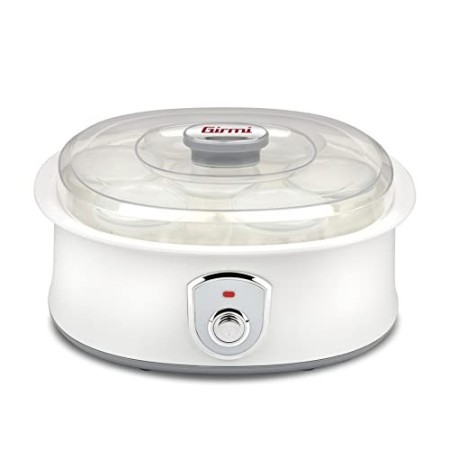 Girmi YG03 Yogurtiera, 20 W, 0.18 Litri, Plastica, Bianco
