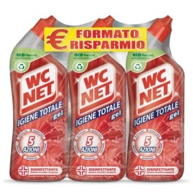 Wc Net - Igiene Totale Gel per Sanitari e Superfici, Pulitore Liquido per Wc, 700 ml x 3 confezioni