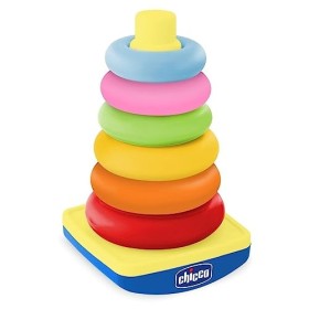 Chicco - Gioco Torre degli Anelli, Dindolino, Impilabile, 6-36 Mesi