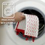 Vileda Revolution Sistema Lavapavimenti con Secchio, Strizzatore e Piastra, con 2 Panni in Microfibra, Nero/Rosso