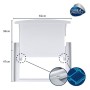 Kit di Incolonnamento Universale con Ripiano Scorrevole, 56,7 x 60,3 x 9 cm