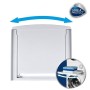 Kit di Incolonnamento Universale con Ripiano Scorrevole, 56,7 x 60,3 x 9 cm