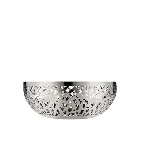 Alessi Cactus MSA04/29 Fruttiera Traforata, Acciaio Inox Lucido 18/10, Argento, 29 cm