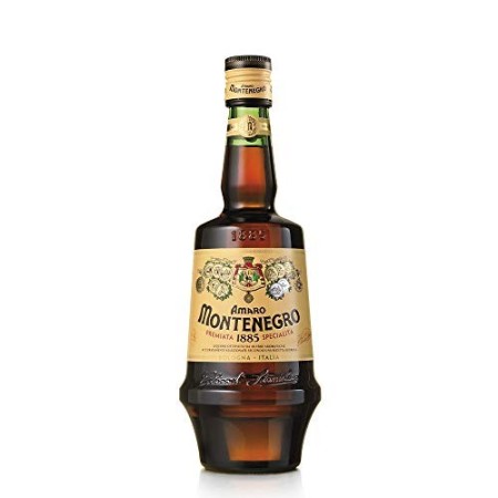 Amaro Montenegro – Liquore digestivo ottenuto da 40 erbe aromatiche accuratamente selezionate secondo una ricetta segreta. Bot