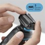 Braun Series 5 50-M4500cs Rasoio Elettrico Barba con Base di Ricarica, Regolabarba Uomo, Wet&Dry, Ricaricabile, Rasoio a Lamina 