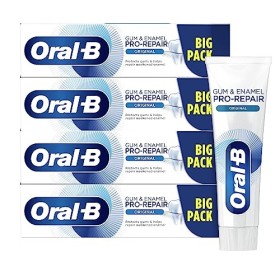 Oral-B Dentifricio Gengive & Smalto Pro-Repair Classico, Confezione da 4 Dentifrici da 100 ml, Spedito in Cartone Ecologico Rici