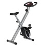 Ultrasport F-Bike, Cyclette da Allenamento, Home Trainer, Bici da Fitness Pieghevole con Computer di Allenamento e Sensori delle