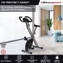 Ultrasport F-Bike, Cyclette da Allenamento, Home Trainer, Bici da Fitness Pieghevole con Computer di Allenamento e Sensori delle
