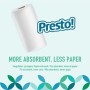 Marchio Amazon - Presto! Asciugatutto da cucina a 2 veli - Conf. da 32 rotoli (32 x 51 strappi)