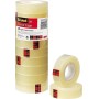 Scotch Nastro Adesivo 3M, Trasparente Acrilico, 15 mm x 33 m, Confezione Torretta da 10 Pezzi