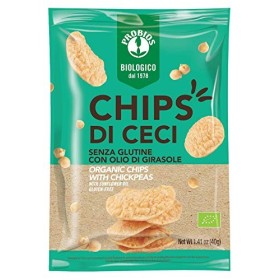 Probios Chips di Ceci Bio Senza Glutine- Confezione da 12 x 40 g