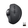 Logitech MX ERGO Mouse Trackball Wireless Ergonomico, Bluetooth o 2.4 GHz con Ricevitore USB Unifying, ‎Angolo Trackball Regol