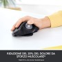 Logitech MX ERGO Mouse Trackball Wireless Ergonomico, Bluetooth o 2.4 GHz con Ricevitore USB Unifying, ‎Angolo Trackball Regol