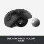 Logitech MX ERGO Mouse Trackball Wireless Ergonomico, Bluetooth o 2.4 GHz con Ricevitore USB Unifying, ‎Angolo Trackball Regol
