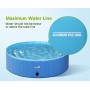Pecute Piscina per Cani Grande e Media Piscina per Bambini,Vasca da Bagno per Cani, Vasca per Cani di PVC Pieghevole Antiscivolo