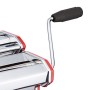 Kitchencraft World of Flavours Macchina per la Pasta in Acciaio Inox – Rosso