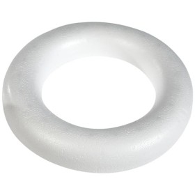 Glorex 6 3803 833 di polistirolo, Mezzo Anello di polistirolo, Bianco, 30 x 30 x 4 cm