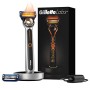 Gillette Labs Heated Razor Rasoio Riscaldato Uomo + 2 Lamette di Ricambio, Base di Ricarica