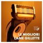 Gillette Labs Heated Razor Rasoio Riscaldato Uomo + 2 Lamette di Ricambio, Base di Ricarica