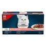 Purina Gourmet, Perle, pregiato cibo per gatti, filettini di carne di pollo, manzo, salmone e coniglio, cibo umido di alta quali