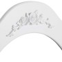 Songmics Specchiera Tavolo Cosmetici Vanity toeletta, 75 x 40 x 139 cm, Legno