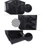 Set da scrivania in rete, contenitore multifunzione per cancelleria, cestini organizer e mini cassettiera con 3 cassetti, per fo