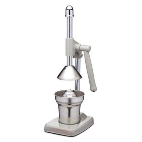 Kitchen Craft Living Nostalgia - Spremiagrumi per Uso intensivo, con Leva, Colore: Grigio Francese