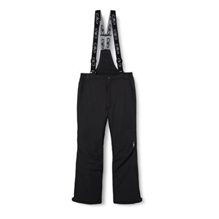 CMP Feel Warm Flat 5.000 3W15994, Salopette da Sci Bambino, Nero, 140