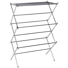 AmazonBasics - Stendibiancheria pieghevole, cromato