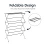 AmazonBasics - Stendibiancheria pieghevole, cromato