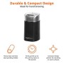 AmazonBasics - Macinacaffè elettrico, nero