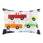 AmazonBasics - Set copripiumino per bambini, in microfibra, motivo: automobili- 100 x 135 cm + 40 x 60 cm