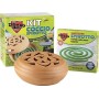 Zig Zag, Kit Coccio Spirotto, Insetticida a spirale per esterno con diffusore in terracotta, durata 8 ore, confezione da 10 spir