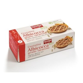 Germinal Bio Crostatina Albicocca Grano Saraceno - 8 confezioni da 6 crostatine - 1600 gr
