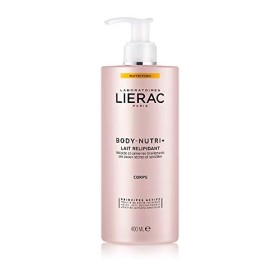 Lierac Body Nutri+ Latte Relipidante Nutriente Corpo con Burro di Karité, per la Pelle Secca e Sensibile, Formato da 400 ml