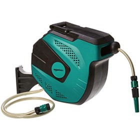 AmazonBasics - Avvolgitubo automatico con flessibile, montaggio a parete, 15 m