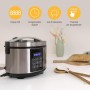 Tristar RK-6132 Multicooker e Cuociriso, 500 W, 1.5 Litri, Acciaio Inossidabile, Argento