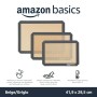 AmazonBasics - Tappetini da forno in silicone, set da 3 pezzi