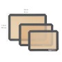 AmazonBasics - Tappetini da forno in silicone, set da 3 pezzi