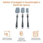 AmazonBasics - Spatole in silicone, set da 3 pezzi